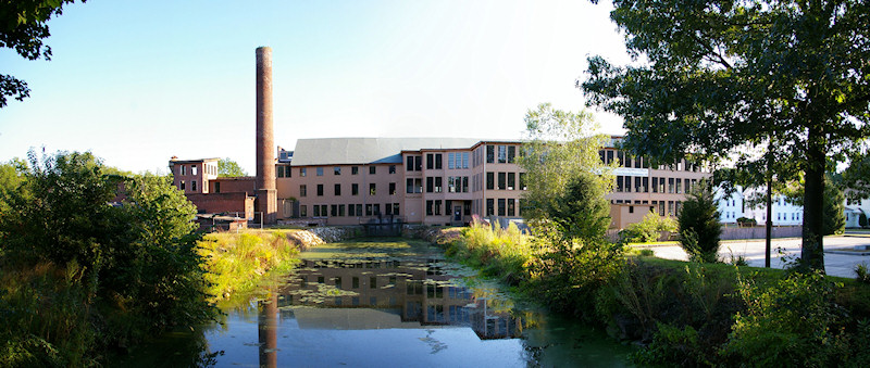 Stanley Woolen Mill & power trench