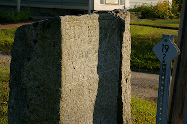 Post Road Mile Stone